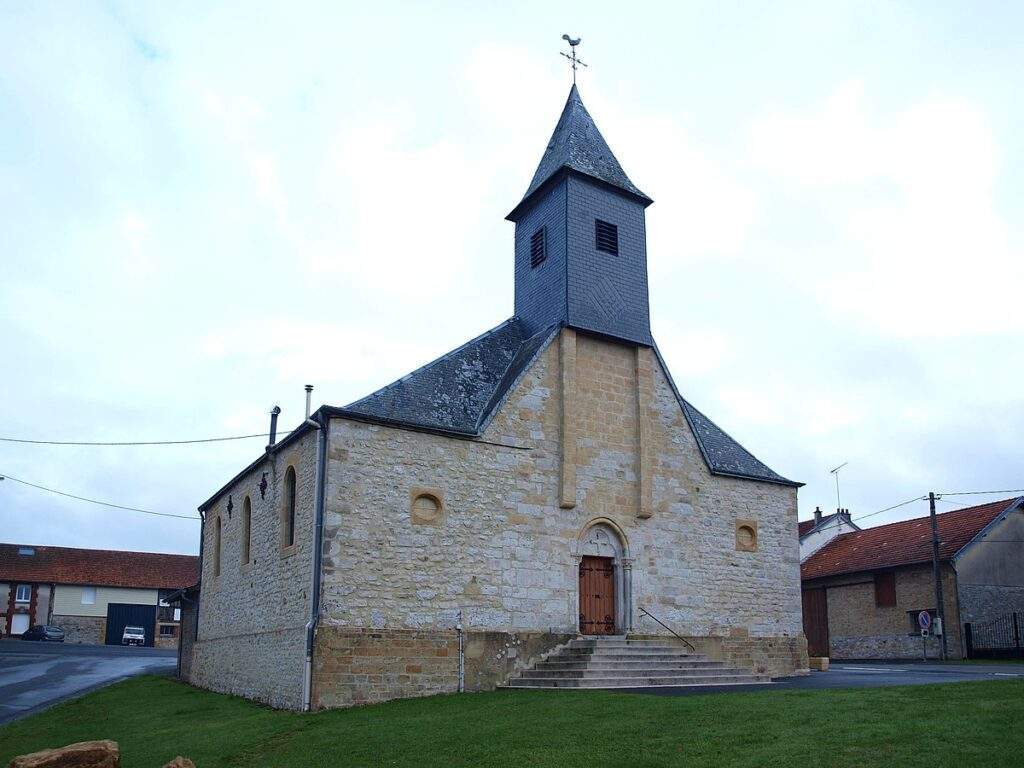 eglise champs quatre champs