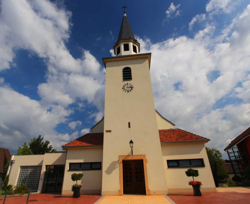 eglise chapelle de la croix du burn burnen kreuz brunstatt