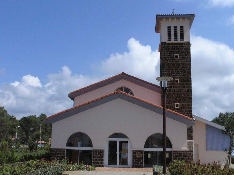 eglise chapelle de la plage biscarrosse