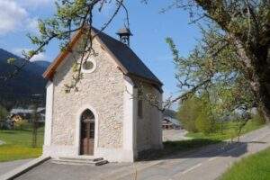 eglise de bourget en huile savoie