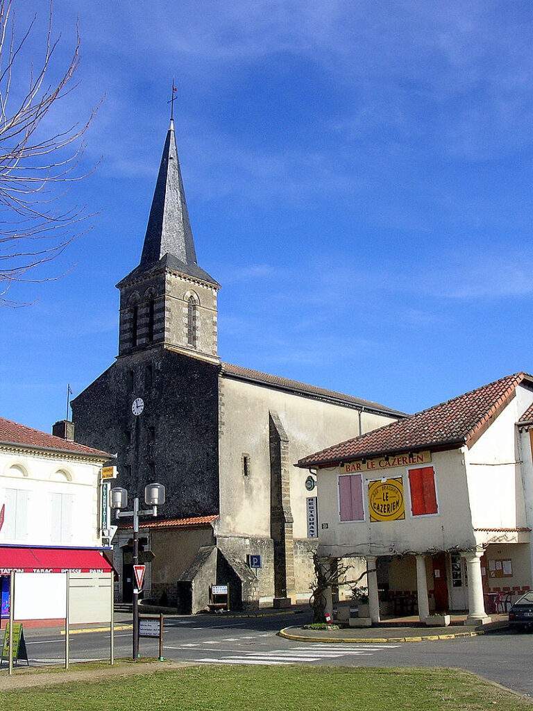 eglise de cazeres sur ladour landes