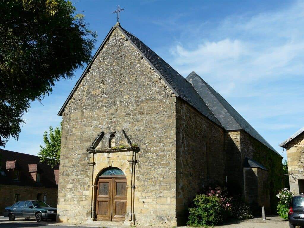 eglise de la chapelle aubareil dordogne