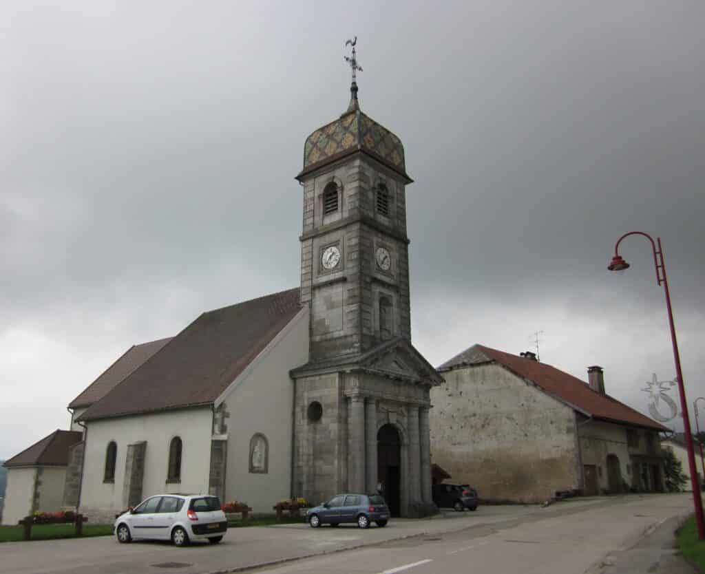 eglise de la chaux du dombief jura