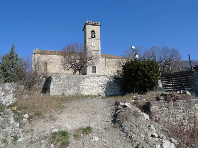 eglise de la motte chalancon drome