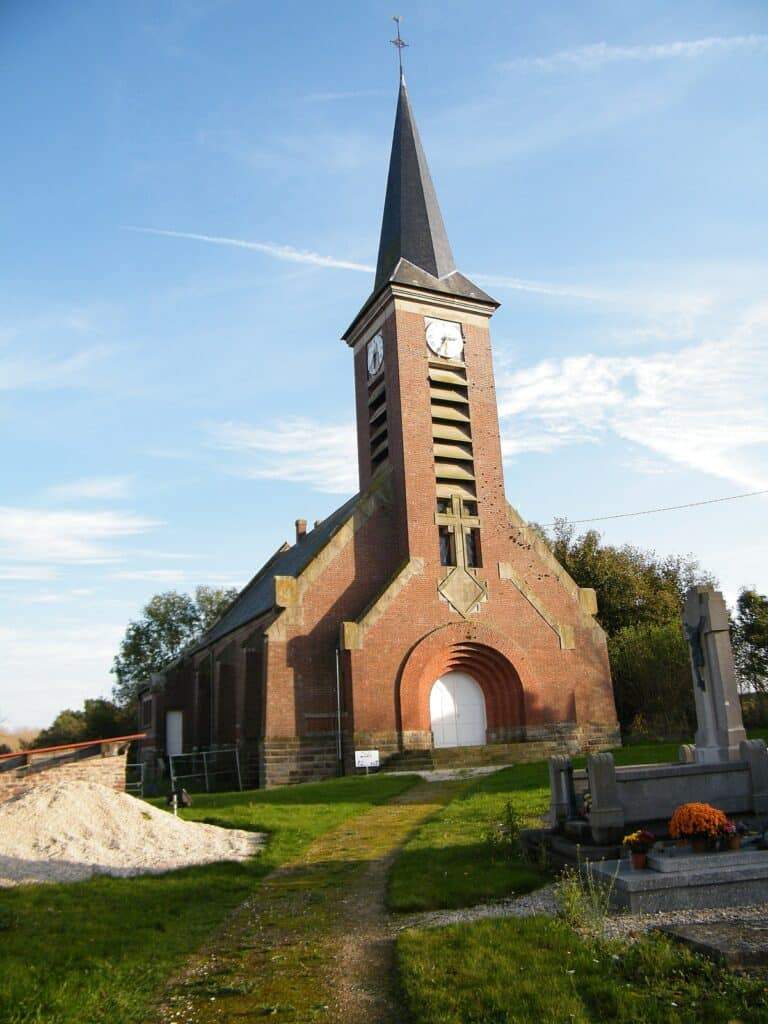 eglise de lechelle saint aurin somme