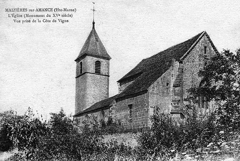 eglise de maizieres sur amance haute marne