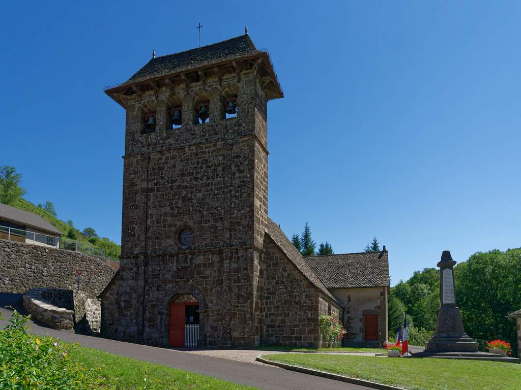 eglise de saint projet de salers cantal