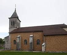 eglise de vers en montagne jura