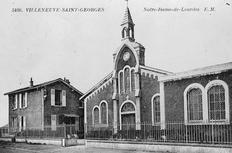 eglise notre dame de lourdes villeneuve saint georges