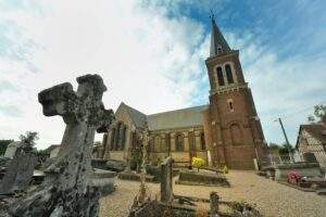 eglise saint aubin saint aubin celloville