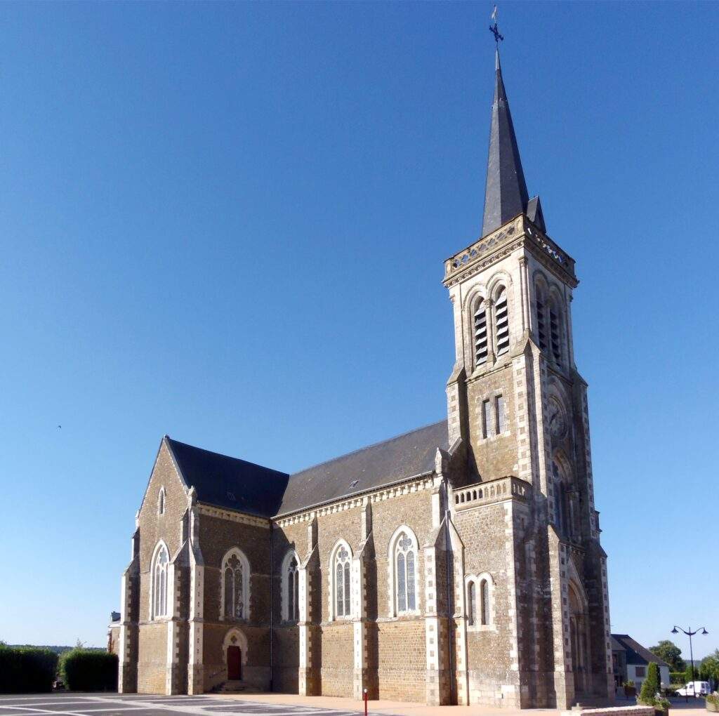 eglise saint calais saint calais du desert