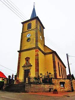 eglise saint hubert mittersheim