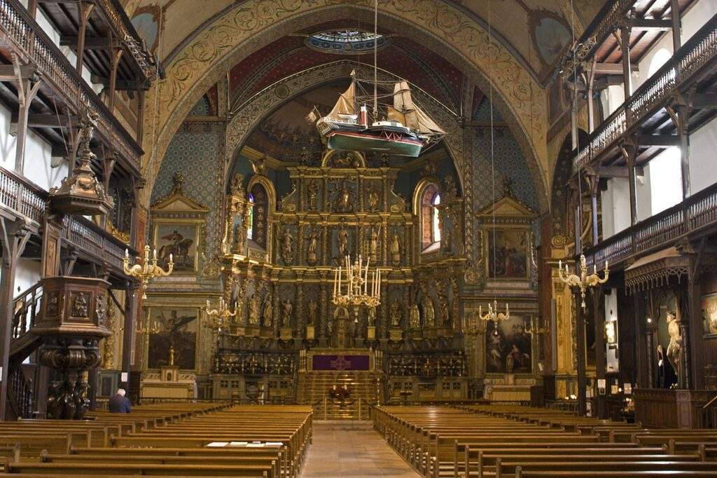 eglise saint jean baptiste de lhers lescun