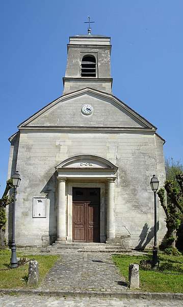 eglise saint martin chatenay en france