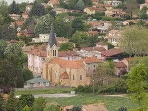 eglise saint martin fleurieu sur saone