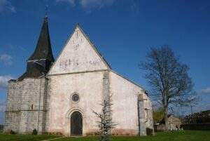 eglise saint pierre marville moutiers brule