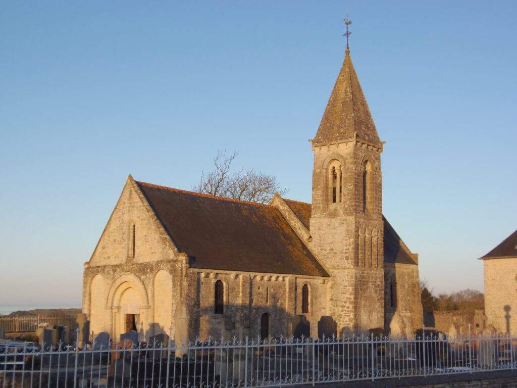 eglise saint pierre port en bessin huppain