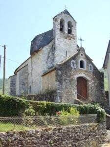 eglise saint sebastien a laguinge laguinge restoue