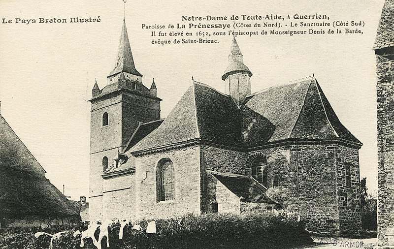 eglise sanctuaire notre dame de toute aide sanctuaire de querrien la prenessaye